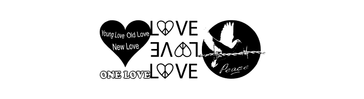 Peace FOREVER  Free Fonts Download