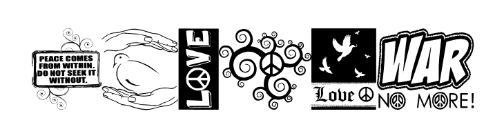 Peace FOREVER  Free Fonts Download