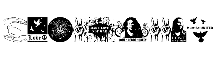 Peace FOREVER  Free Fonts Download