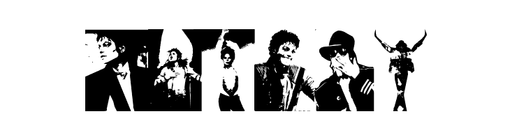 MJ The King of Pop  Free Fonts Download