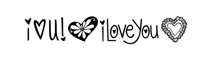 KG Heart Doodles  Free Fonts Download