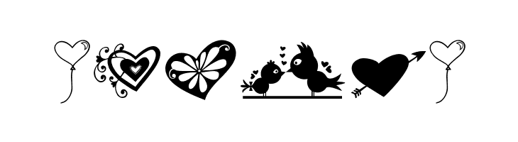 KG Heart Doodles  Free Fonts Download