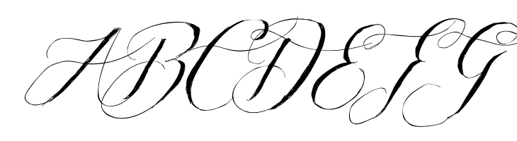 ABCDEFG Shipped Goods 1 [Personal Use] Font