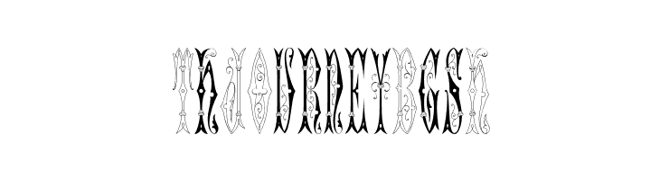 Sajou Fancy Gothic  Free Fonts Download