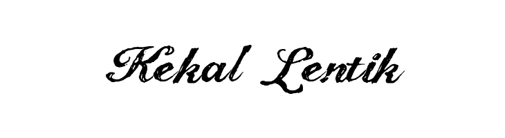 Kekal%2BLentik The Dreamer Font
