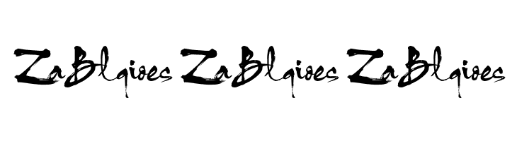ZaBlqioes%2BZaBlqioes%2BZaBlqioes HL Thu phap Font