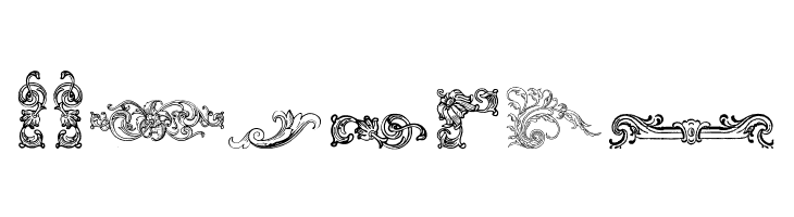 Mortised Ornaments Free  Free Fonts Download