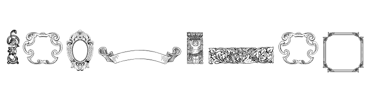 Mortised Ornaments Free  Free Fonts Download