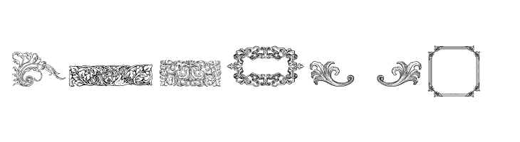 Mortised Ornaments Free  Free Fonts Download