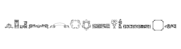 Mortised Ornaments Free  Free Fonts Download
