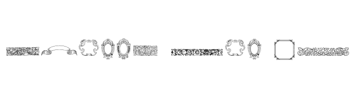 Mortised Ornaments Free  Free Fonts Download