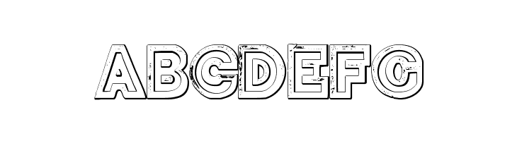 DelamotteLargeRelief Beveled  Free Fonts Download