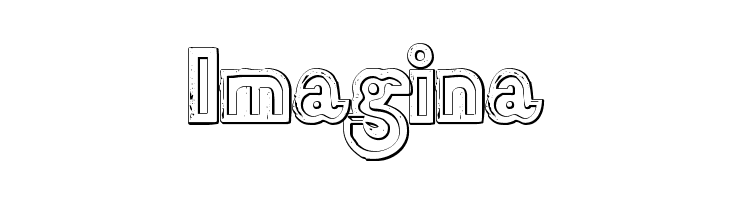 DelamotteLargeRelief Beveled  Free Fonts Download