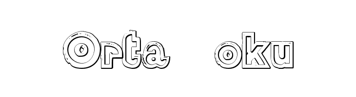 DelamotteLargeRelief Beveled  Free Fonts Download