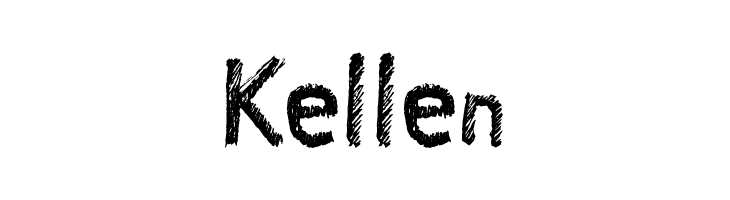 Kellen Satin Stitch Bold Font