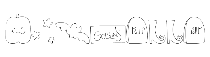 MTF Sweet Halloween Dings  Free Fonts Download