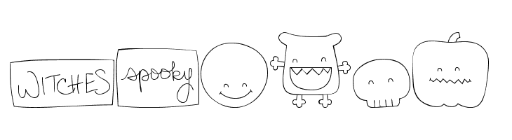 MTF Sweet Halloween Dings  Free Fonts Download