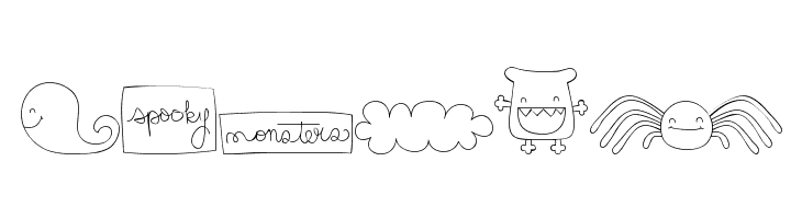 MTF Sweet Halloween Dings  Free Fonts Download