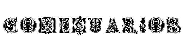 Floral-Majuscules--11th-c-  Free Fonts Download