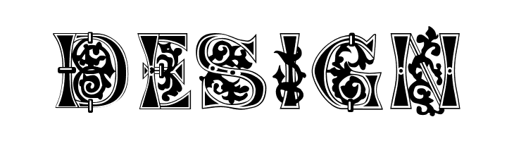 Floral-Majuscules--11th-c-  Free Fonts Download