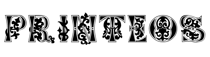 Floral-Majuscules--11th-c-  Free Fonts Download