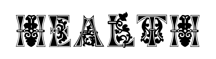 Floral-Majuscules--11th-c-  Free Fonts Download