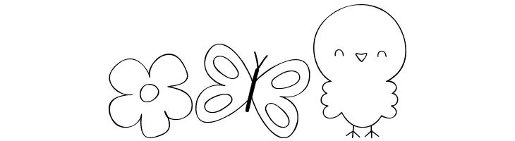 MTF Sweet Nature Dings  Free Fonts Download