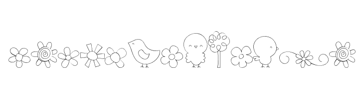 MTF Sweet Nature Dings  Free Fonts Download