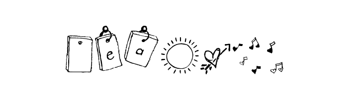 MTF i heart Sketches  Free Fonts Download