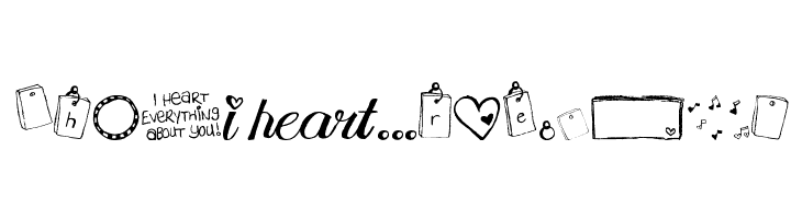 MTF i heart Sketches  Free Fonts Download