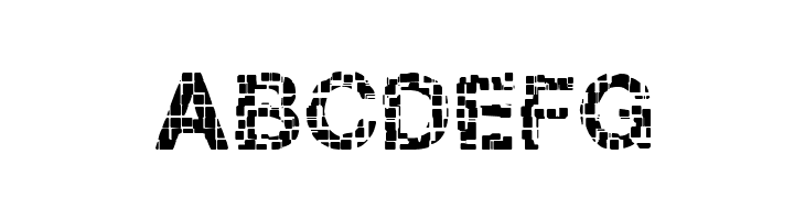Broken Squares  Free Fonts Download