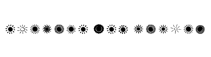 Suns and Stars  Free Fonts Download