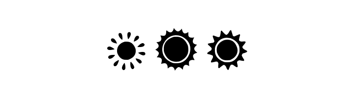 Suns and Stars  Free Fonts Download