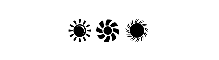 Suns and Stars  Free Fonts Download