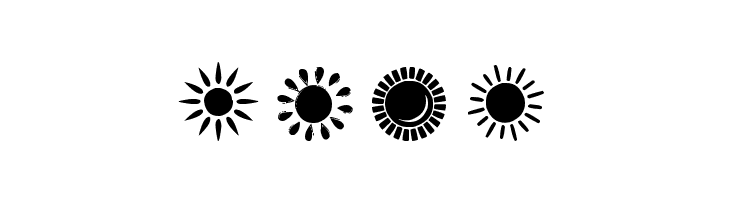 Suns and Stars  Free Fonts Download