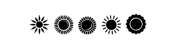 Suns and Stars  Free Fonts Download