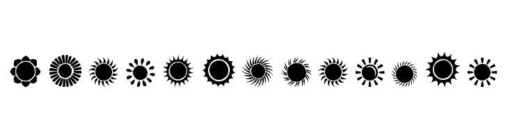Suns and Stars  Free Fonts Download