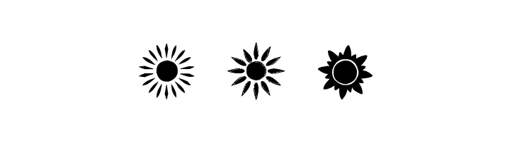Suns and Stars  Free Fonts Download