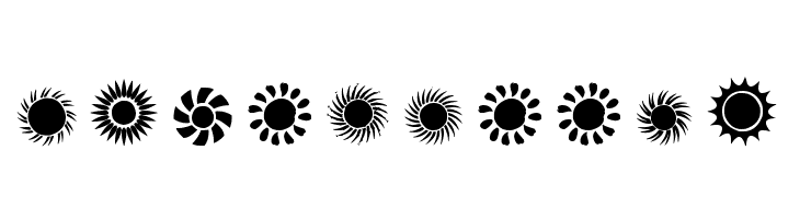 Suns and Stars  Free Fonts Download
