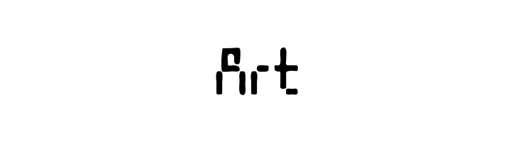 Stencil 8bit Medium  Free Fonts Download