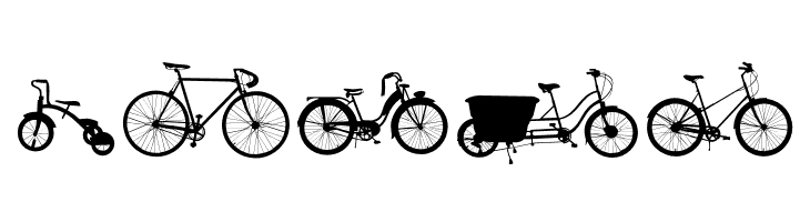 BIKES  Free Fonts Download