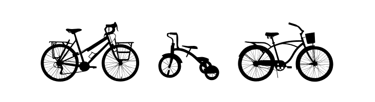 BIKES  Free Fonts Download