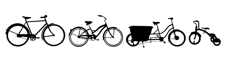 BIKES  Free Fonts Download