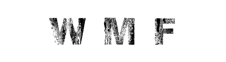 Wet Arial Black  Free Fonts Download