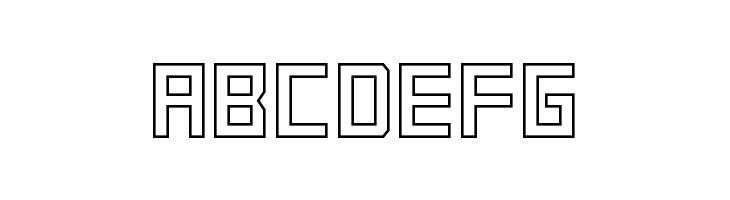 SquareFont Outline  Free Fonts Download