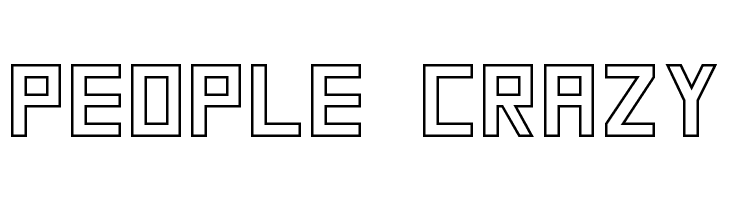 SquareFont Outline  Free Fonts Download