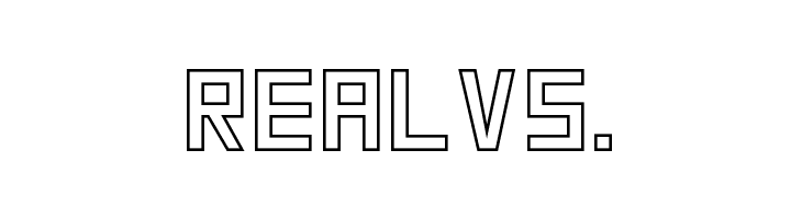 SquareFont Outline  Free Fonts Download