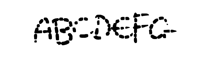 Eroded Strikethrough Severe  Free Fonts Download