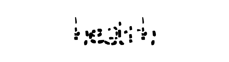 Eroded Strikethrough Severe  Free Fonts Download