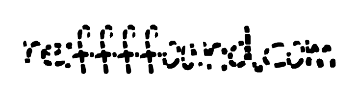 Eroded Strikethrough Severe  Free Fonts Download